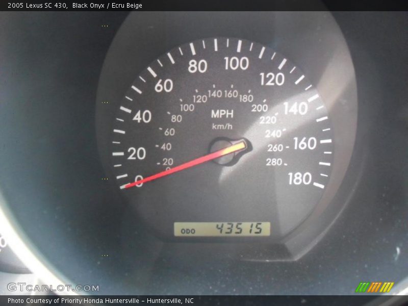 Black Onyx / Ecru Beige 2005 Lexus SC 430