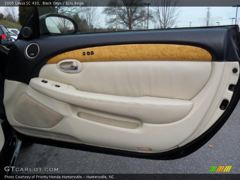 Black Onyx / Ecru Beige 2005 Lexus SC 430