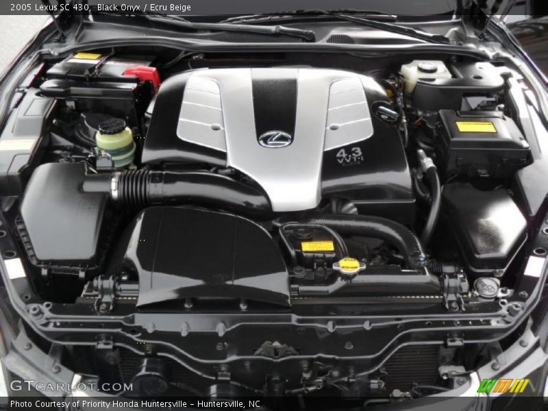  2005 SC 430 Engine - 4.3 Liter DOHC 32-Valve VVT-i V8