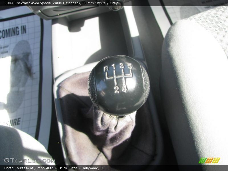  2004 Aveo Special Value Hatchback 5 Speed Manual Shifter