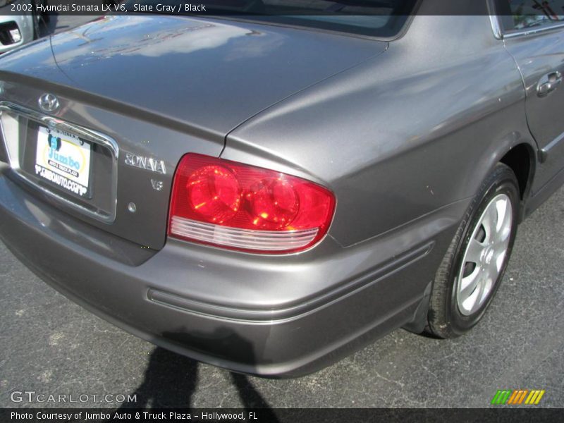 Slate Gray / Black 2002 Hyundai Sonata LX V6