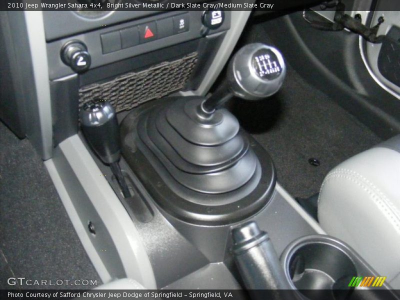 Bright Silver Metallic / Dark Slate Gray/Medium Slate Gray 2010 Jeep Wrangler Sahara 4x4