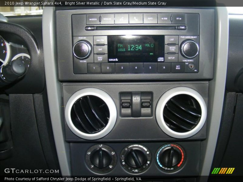 Bright Silver Metallic / Dark Slate Gray/Medium Slate Gray 2010 Jeep Wrangler Sahara 4x4