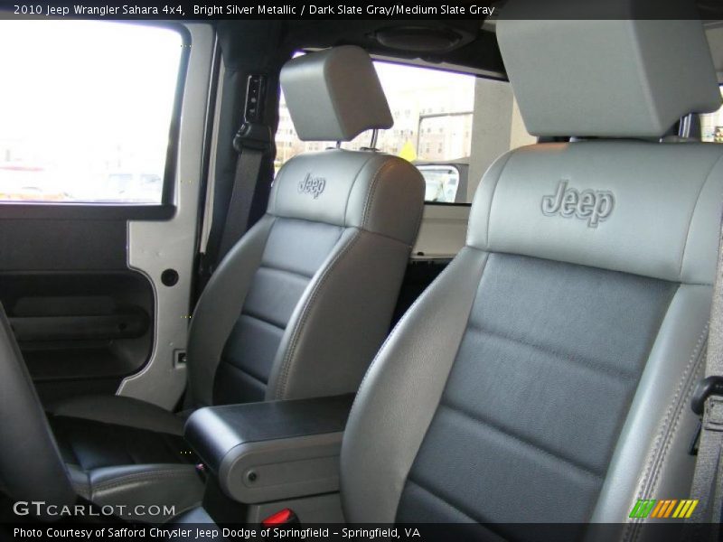 Bright Silver Metallic / Dark Slate Gray/Medium Slate Gray 2010 Jeep Wrangler Sahara 4x4