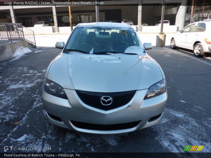 Shimmering Sand Metallic / Beige 2005 Mazda MAZDA3 i Sedan