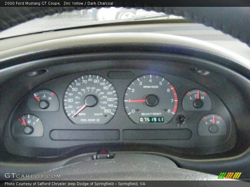  2000 Mustang GT Coupe GT Coupe Gauges