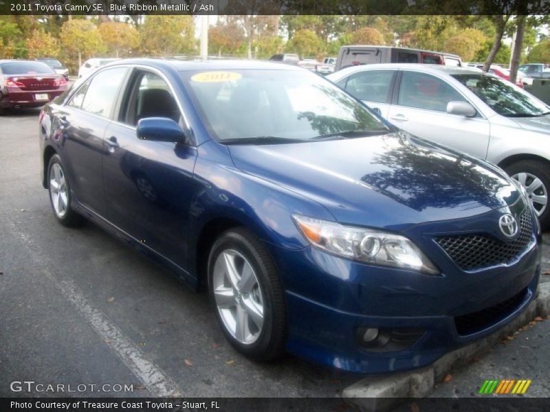 Blue Ribbon Metallic / Ash 2011 Toyota Camry SE