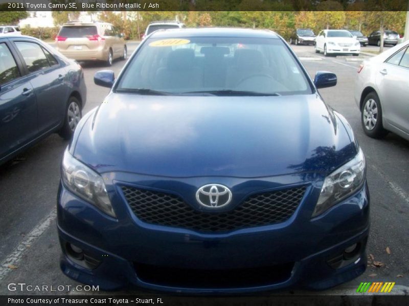 Blue Ribbon Metallic / Ash 2011 Toyota Camry SE