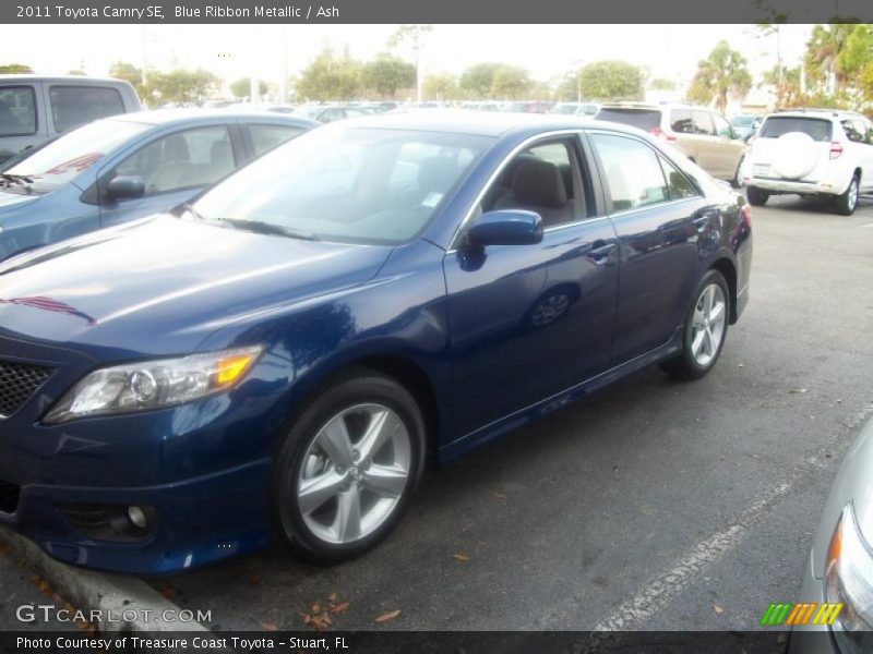 Blue Ribbon Metallic / Ash 2011 Toyota Camry SE