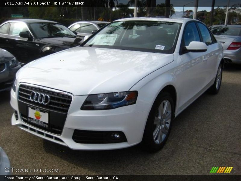 Ibis White / Black 2011 Audi A4 2.0T Sedan