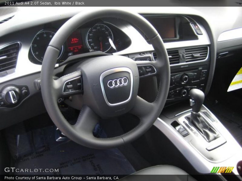 Ibis White / Black 2011 Audi A4 2.0T Sedan
