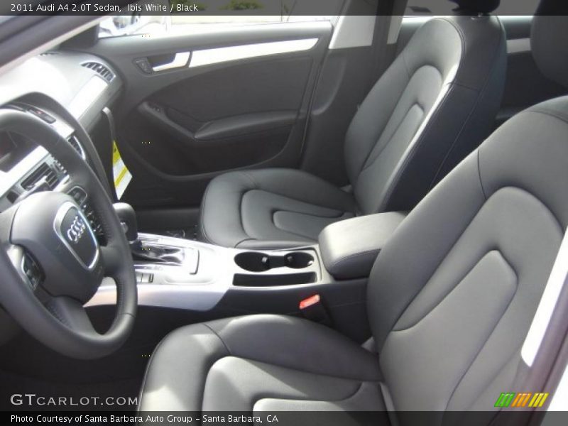  2011 A4 2.0T Sedan Black Interior