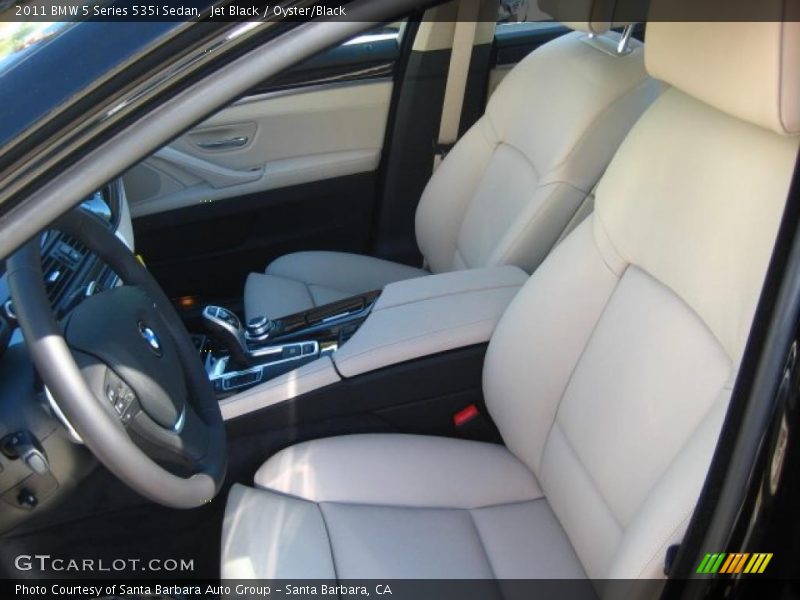 Jet Black / Oyster/Black 2011 BMW 5 Series 535i Sedan
