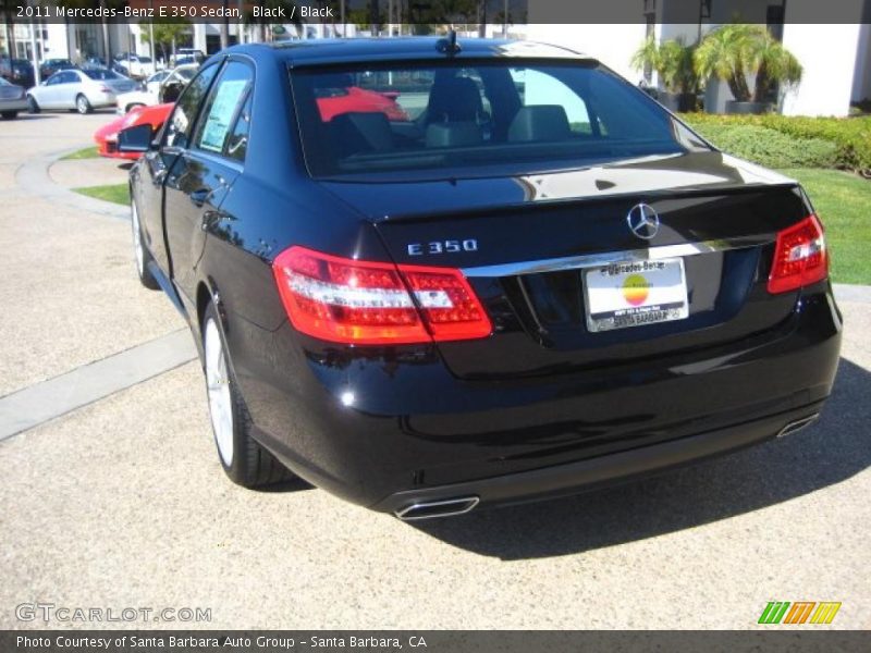 Black / Black 2011 Mercedes-Benz E 350 Sedan