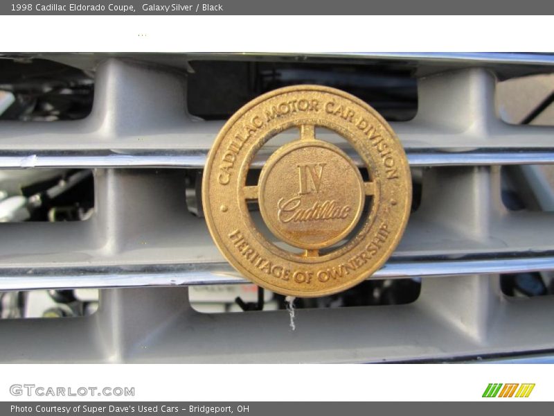 Galaxy Silver / Black 1998 Cadillac Eldorado Coupe