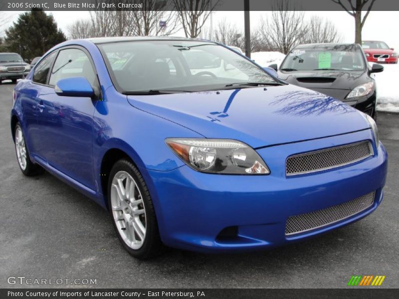 Blue Blitz Mica / Dark Charcoal 2006 Scion tC