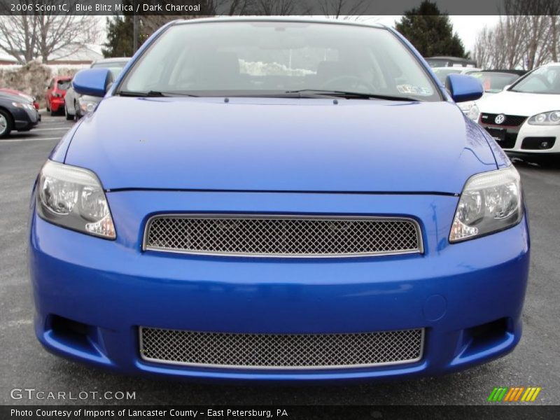 Blue Blitz Mica / Dark Charcoal 2006 Scion tC