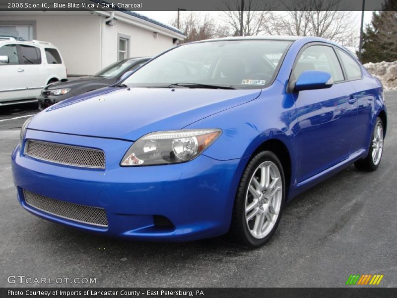 Blue Blitz Mica / Dark Charcoal 2006 Scion tC