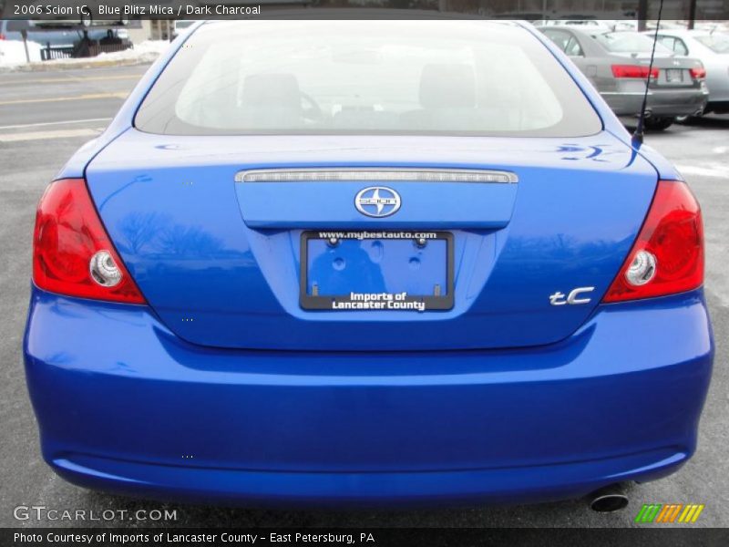 Blue Blitz Mica / Dark Charcoal 2006 Scion tC