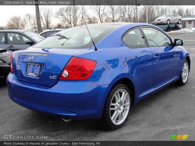 Blue Blitz Mica / Dark Charcoal 2006 Scion tC