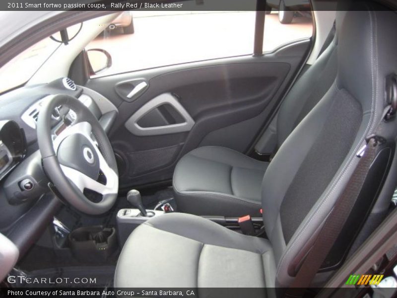 Rally Red / Black Leather 2011 Smart fortwo passion coupe