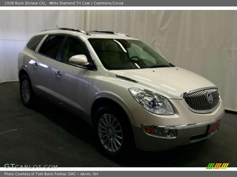 White Diamond Tri Coat / Cashmere/Cocoa 2008 Buick Enclave CXL