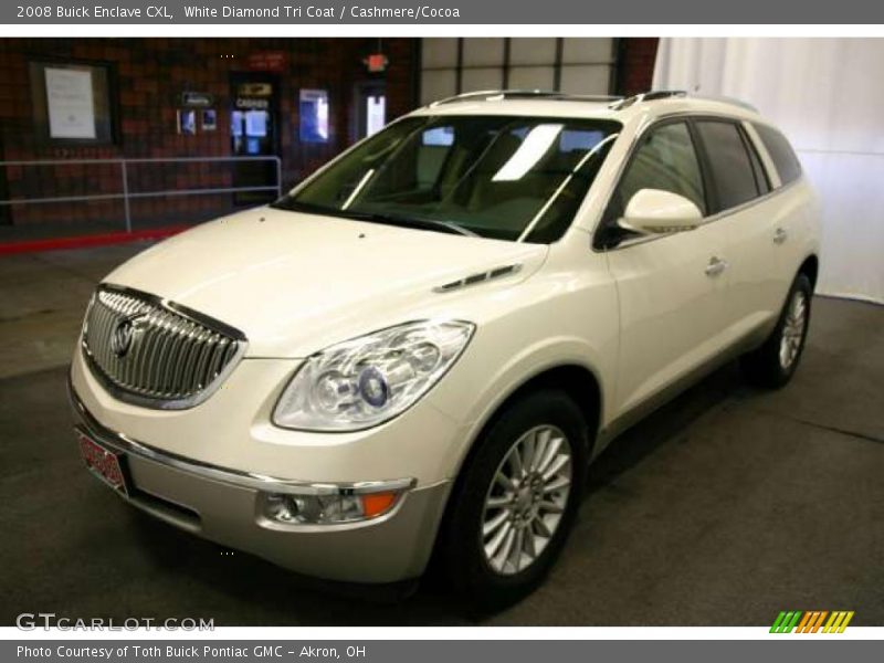 White Diamond Tri Coat / Cashmere/Cocoa 2008 Buick Enclave CXL