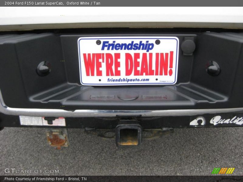 Oxford White / Tan 2004 Ford F150 Lariat SuperCab