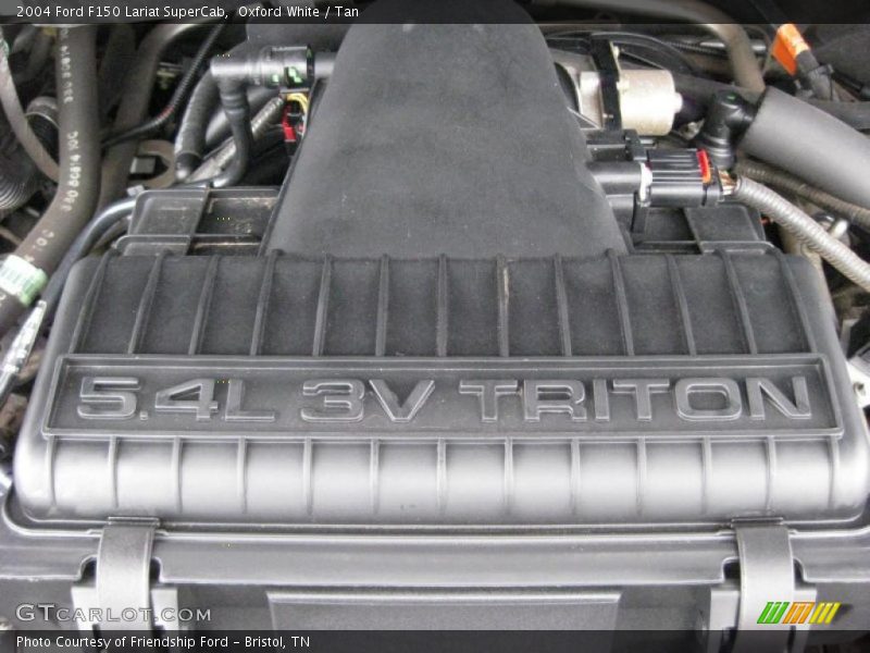 Oxford White / Tan 2004 Ford F150 Lariat SuperCab