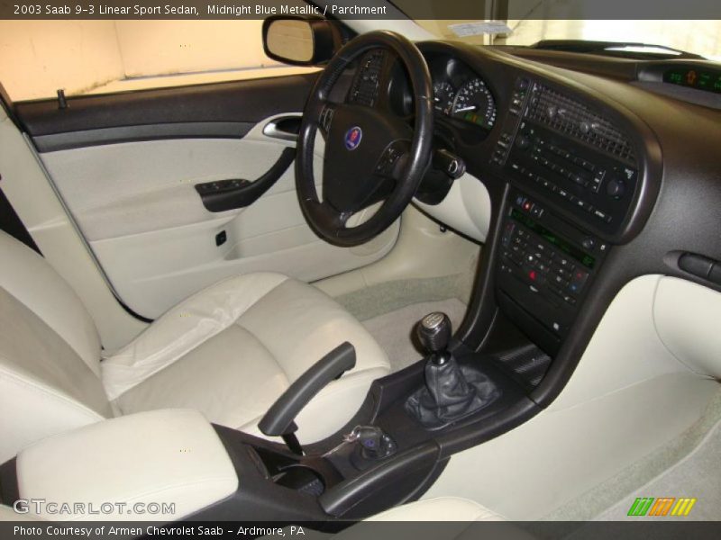  2003 9-3 Linear Sport Sedan Parchment Interior