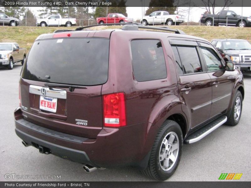  2009 Pilot Touring 4WD Dark Cherry Pearl