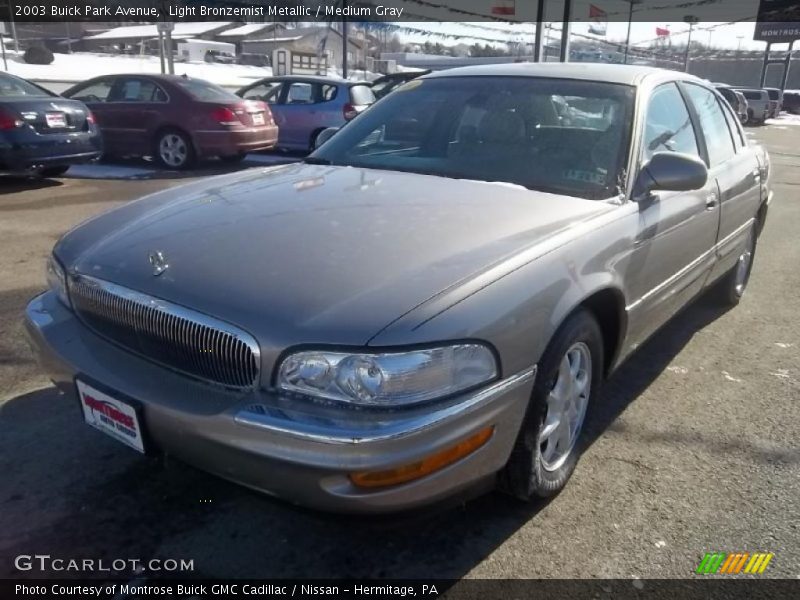 Light Bronzemist Metallic / Medium Gray 2003 Buick Park Avenue