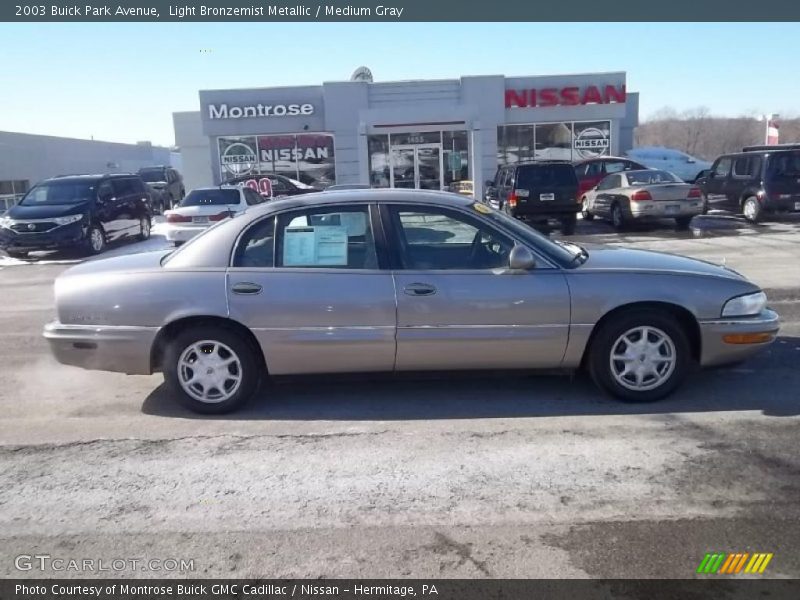 Light Bronzemist Metallic / Medium Gray 2003 Buick Park Avenue