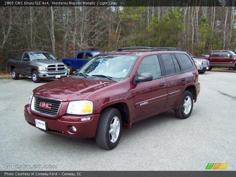 Monterey Maroon Metallic / Light Gray 2005 GMC Envoy SLE 4x4