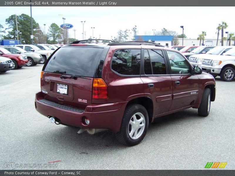 Monterey Maroon Metallic / Light Gray 2005 GMC Envoy SLE 4x4