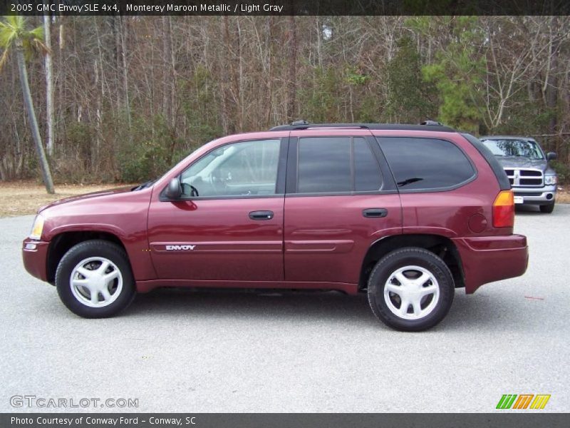 Monterey Maroon Metallic / Light Gray 2005 GMC Envoy SLE 4x4