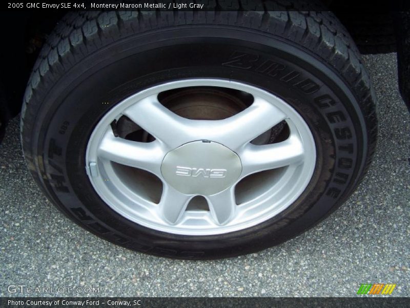 Monterey Maroon Metallic / Light Gray 2005 GMC Envoy SLE 4x4