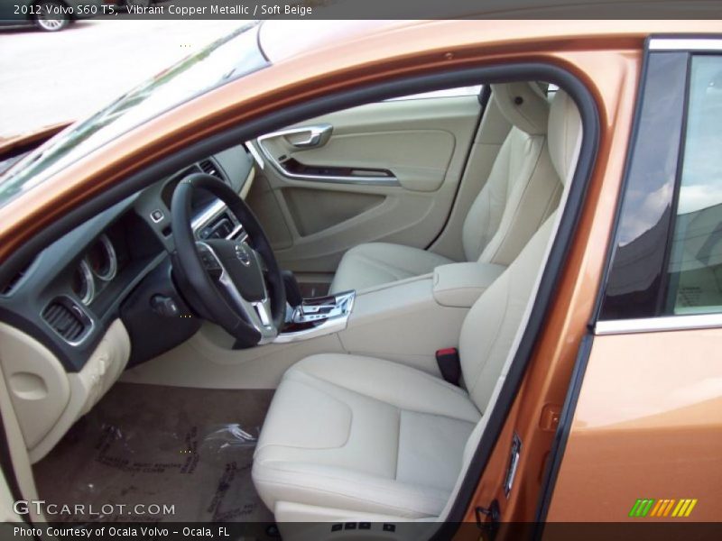  2012 S60 T5 Soft Beige Interior