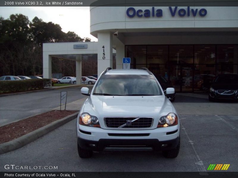 Ice White / Sandstone 2008 Volvo XC90 3.2