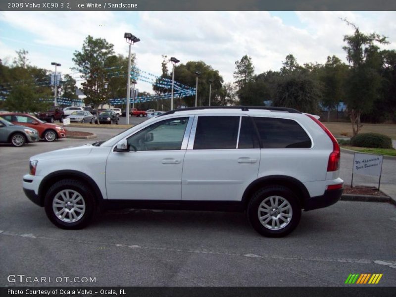 Ice White / Sandstone 2008 Volvo XC90 3.2