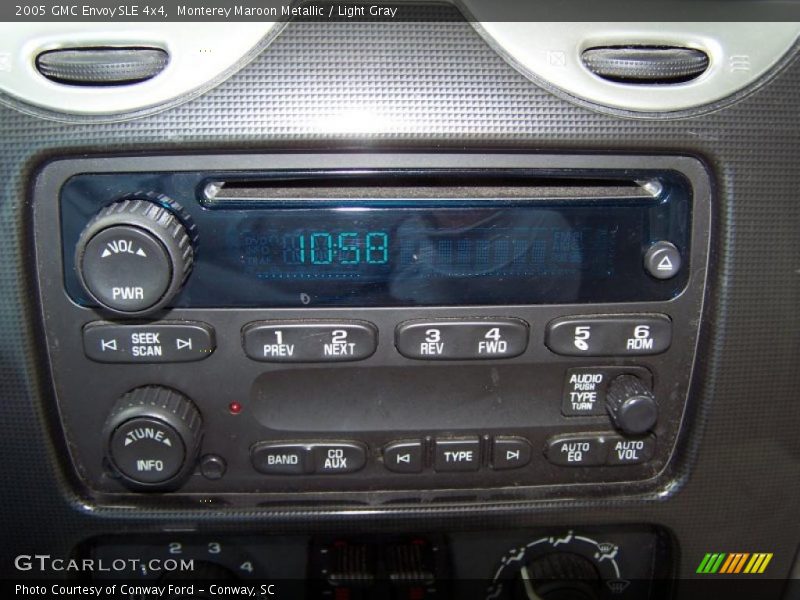 Monterey Maroon Metallic / Light Gray 2005 GMC Envoy SLE 4x4