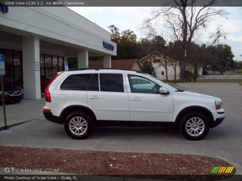 Ice White / Sandstone 2008 Volvo XC90 3.2