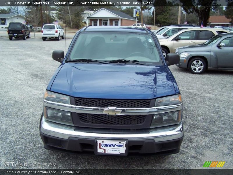 Superior Blue Metallic / Medium Dark Pewter 2005 Chevrolet Colorado LS Regular Cab