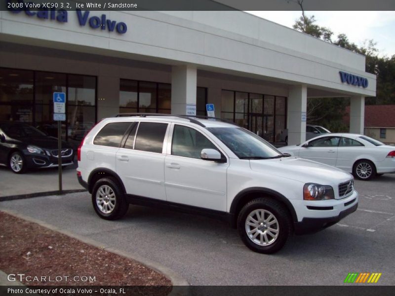 Ice White / Sandstone 2008 Volvo XC90 3.2