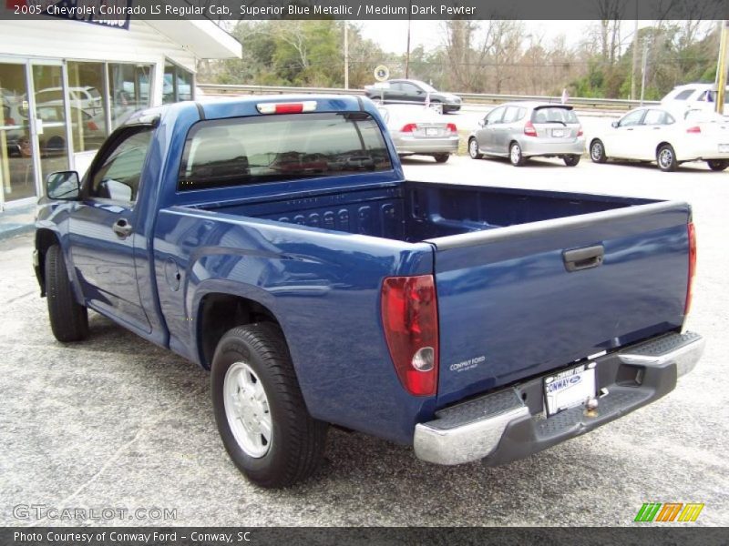 Superior Blue Metallic / Medium Dark Pewter 2005 Chevrolet Colorado LS Regular Cab