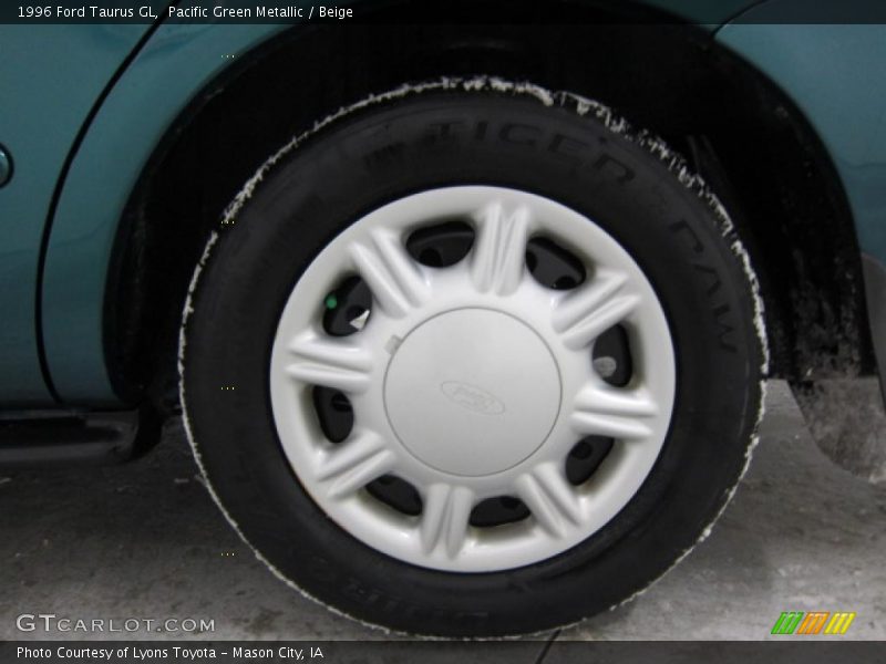 Pacific Green Metallic / Beige 1996 Ford Taurus GL