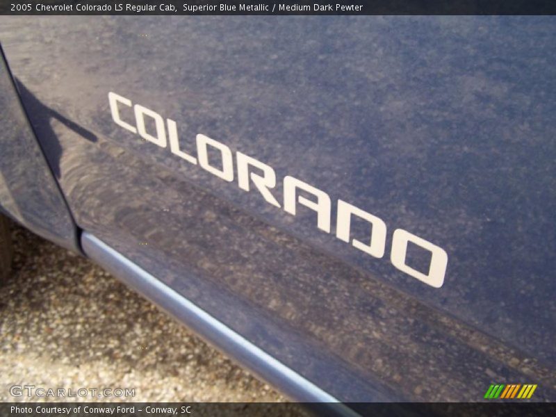 Superior Blue Metallic / Medium Dark Pewter 2005 Chevrolet Colorado LS Regular Cab