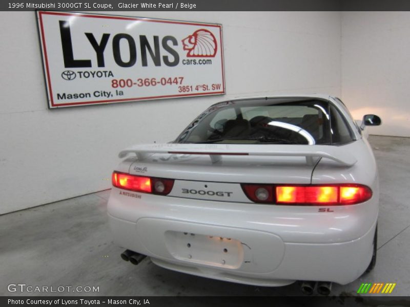 Glacier White Pearl / Beige 1996 Mitsubishi 3000GT SL Coupe