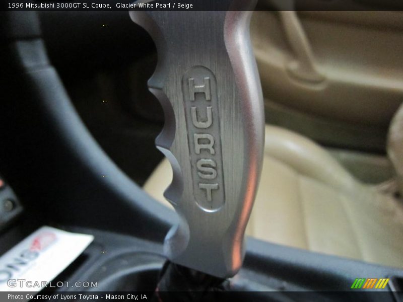 Glacier White Pearl / Beige 1996 Mitsubishi 3000GT SL Coupe