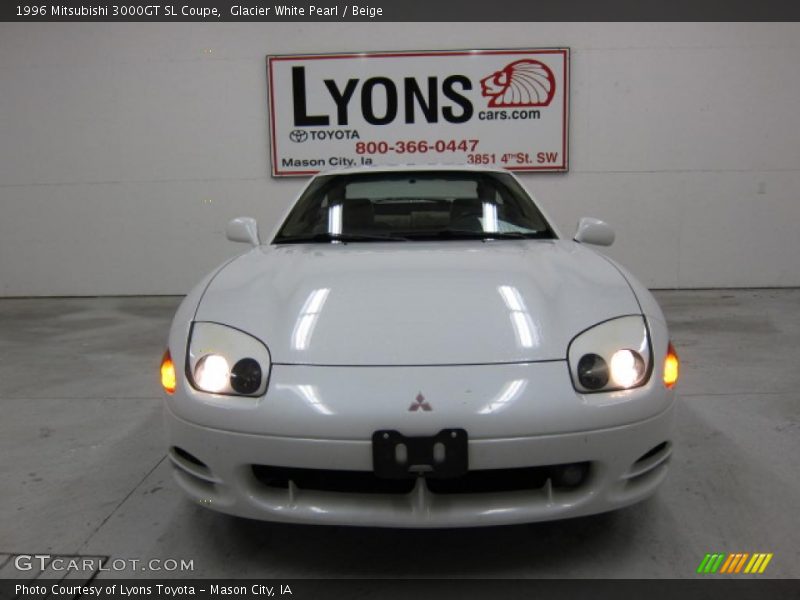 Glacier White Pearl / Beige 1996 Mitsubishi 3000GT SL Coupe